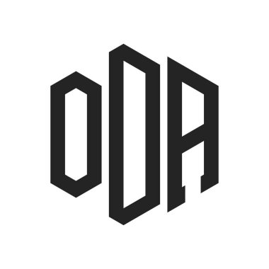ODA Logo Tasarımı. Altıgen şekil kullanan ilk Harf ODA Monogram Logosu