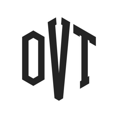 OVT Logo Tasarımı. Altıgen şekilli ilk Harf OVT Monogram Logosu