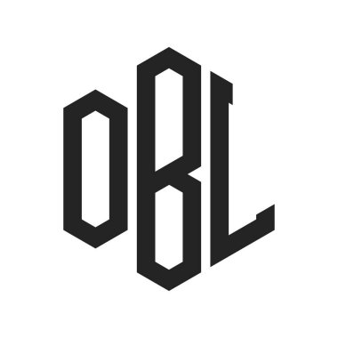 OBL Logo Tasarımı. Altıgen şekil kullanan ilk Harf OBL Monogram Logosu