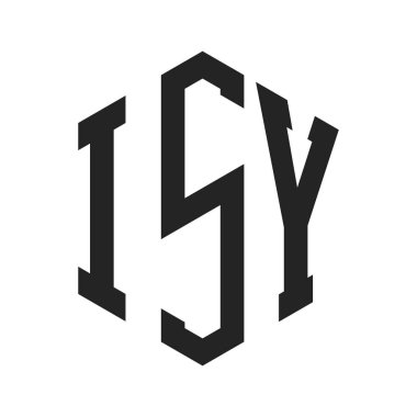 ISY Logo Tasarımı. Altıgen şekilli ilk Harf ISY Monogram Logosu