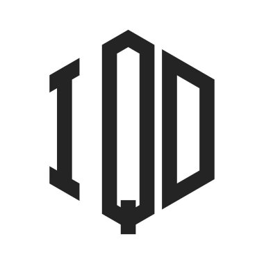 IQD Logo Tasarımı. Altıgen şekil kullanan ilk Harf IQD Monogram Logosu