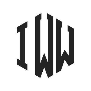 IWW Logo Tasarımı. Altıgen şekil kullanan ilk Harf IWW Monogram Logosu