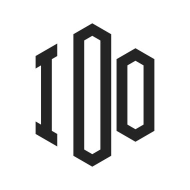 IOO Logo Tasarımı. Altıgen şekilli ilk Harf IOO Monogram Logosu