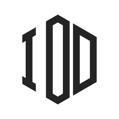 IOD Logo Tasarımı. Altıgen şekilli İlk Harf IOD Monogram Logosu
