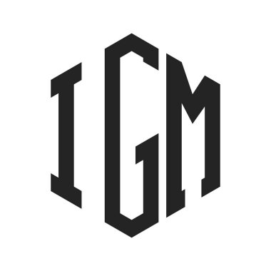IGM Logo Tasarımı. Altıgen şekilli ilk Harf IGM Monogram Logosu