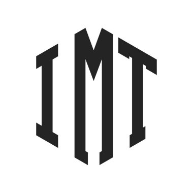 IMT Logo Design. Initial Letter IMT Monogram Logo using Hexagon shape clipart