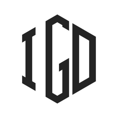 IGD Logo Tasarımı. Altıgen şekilli ilk Harf IGD Monogram Logosu