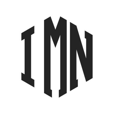 IMN Logo Tasarımı. Altıgen şekil kullanan ilk Harf IMN Monogram Logosu