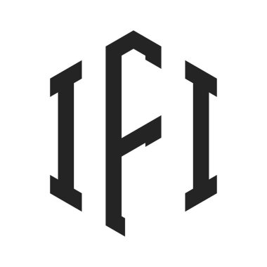 IFI Logo Tasarımı. Altıgen şekil kullanan ilk Harf IFI Monogram Logosu