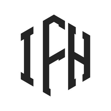 IFH Logo Tasarımı. Altıgen şekil kullanan ilk Harf IFH Monogram Logosu