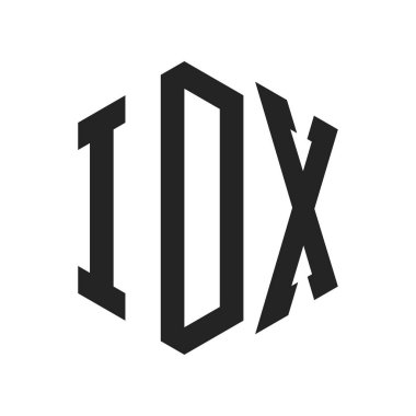 IDX Logo Tasarımı. Altıgen şekil kullanan ilk Harf IDX Monogram Logosu