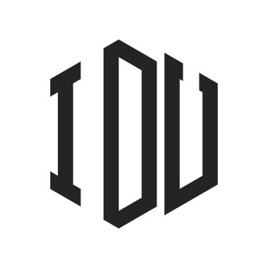IDU Logo Tasarımı. Altıgen şekil kullanan ilk Harf IDU Monogram Logosu