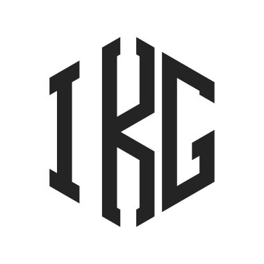 IKG Logo Tasarımı. Altıgen şekil kullanan ilk Harf IKG Monogram Logosu