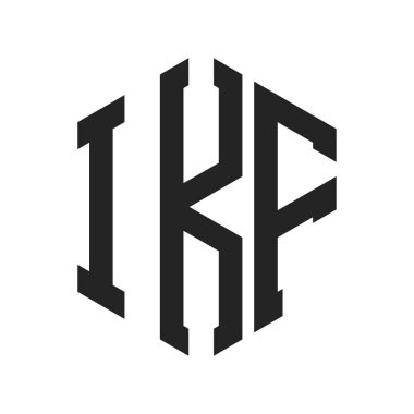 IKF Logo Tasarımı. Altıgen şekil kullanan ilk Harf IKF Monogram Logosu