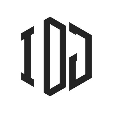 IDJ Logo Tasarımı. Altıgen şekil kullanan ilk Harf IDJ Monogram Logosu