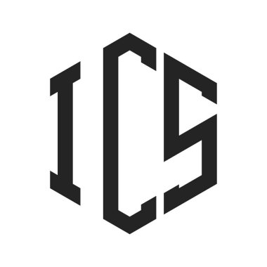 ICS Logo Tasarımı. Altıgen şekilli ilk Harf ICS Monogram Logosu