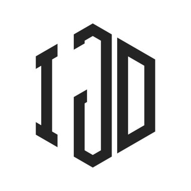 IJD Logo Tasarımı. Altıgen şekilli ilk Harf IJD Monogram Logosu