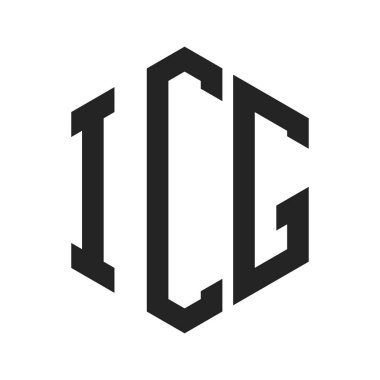ICG Logo Tasarımı. Altıgen şekilli ilk Harf ICG Monogram Logosu