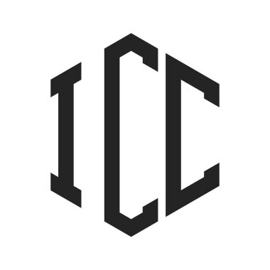 ICC Logo Tasarımı. Altıgen şekilli ilk Harf ICC Monogram Logosu