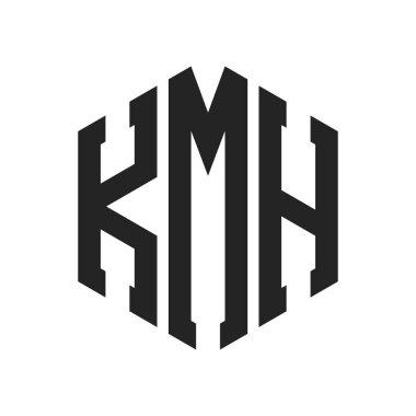 KMH Logo Tasarımı. Altıgen şekil kullanan ilk Harf KMH Monogram Logosu