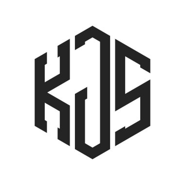 KJS Logo Tasarımı. Altıgen şekil kullanan ilk Harf KJS Monogram Logosu