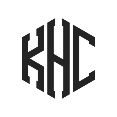 KHC Logo Tasarımı. Altıgen şekil kullanan ilk Harf KHC Monogram Logosu