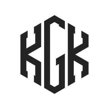 KGK Logo Tasarımı. Altıgen şekil kullanan ilk Harf KGK Monogram Logosu