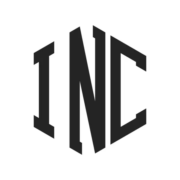 stock vector INC Logo Design. Initial Letter INC Monogram Logo using Hexagon shape
