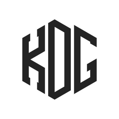 KDG Logo Tasarımı. Altıgen şekil kullanan ilk Harf KDG Monogram Logosu