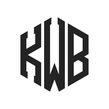 KWB Logo Tasarımı. Altıgen şekil kullanan ilk Harf KWB Monogram Logosu
