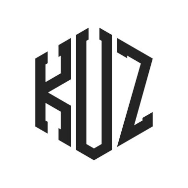 KUZ Logo Tasarımı. Altıgen şekil kullanan ilk Harf KUZ Monogram Logosu
