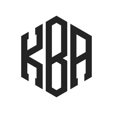 KBA Logo Tasarımı. Altıgen şekil kullanan ilk Harf KBA Monogram Logosu