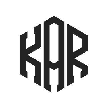KAR Logo Tasarımı. Altıgen şekil kullanan ilk Harf KAR Monogram Logosu