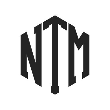 NTM Logo Design. Initial Letter NTM Monogram Logo using Hexagon shape clipart