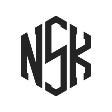 NSK Logo Tasarımı. Altıgen şekil kullanan ilk Harf NSK Monogram Logosu