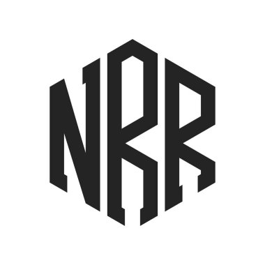 NRR Logo Tasarımı. Altıgen şekil kullanan ilk Harf NRR Monogram Logosu