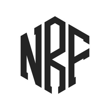NRF Logo Tasarımı. Altıgen şekil kullanan ilk Harf NRF Monogram Logosu