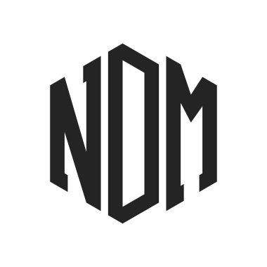 NDM Logo Tasarımı. Altıgen şekil kullanan ilk Harf NDM Monogram Logosu