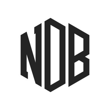 NDB Logo Tasarımı. Altıgen şekil kullanan ilk Harf NDB Monogram Logosu