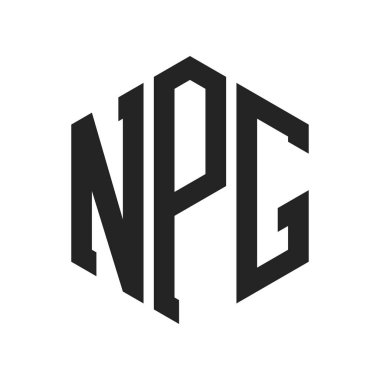 NPG Logo Tasarımı. Baş Harf NPG Monogram Logosu Hexagon şekli ile