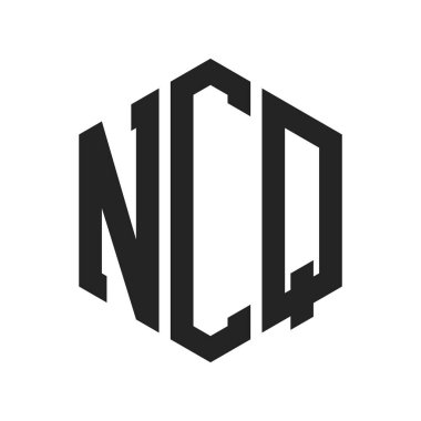 NCQ Logo Tasarımı. İlk Harf NCQ Monogram Logosu Altıgen şekilli