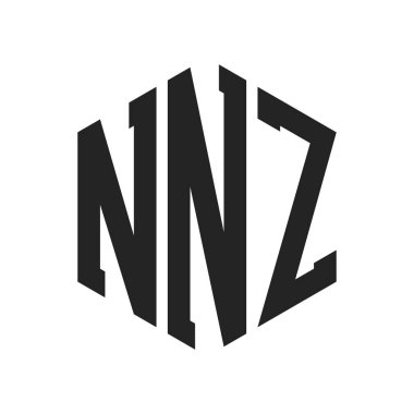 NNZ Logo Tasarımı. Altıgen şekil kullanan ilk Harf NNNZ Monogram Logosu