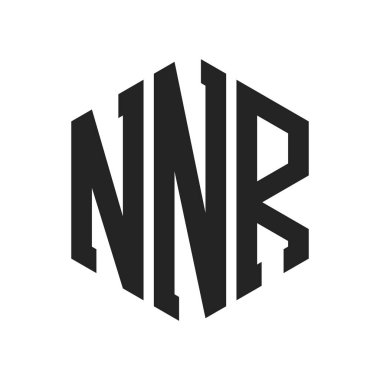 NNR Logo Tasarımı. Altıgen şekil kullanan ilk Harf NNR Monogram Logosu