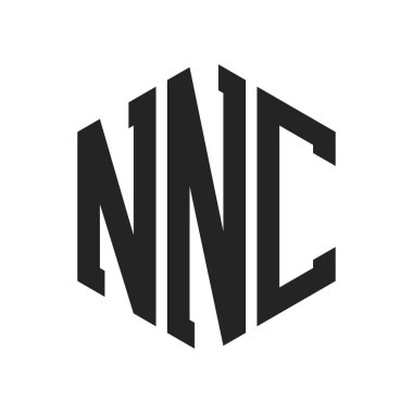 NNC Logo Tasarımı. Altıgen şekilli ilk Harf NNNC Monogram Logosu