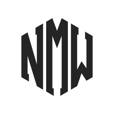 NMW Logo Tasarımı. Altıgen şekilli ilk Harf NMW Monogram Logosu
