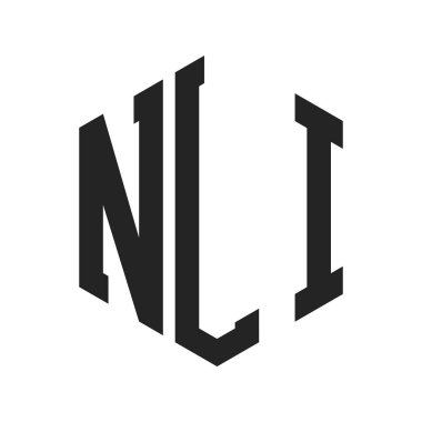 NLI Logo Tasarımı. Altıgen şekil kullanan ilk Harf NLI Monogram Logosu