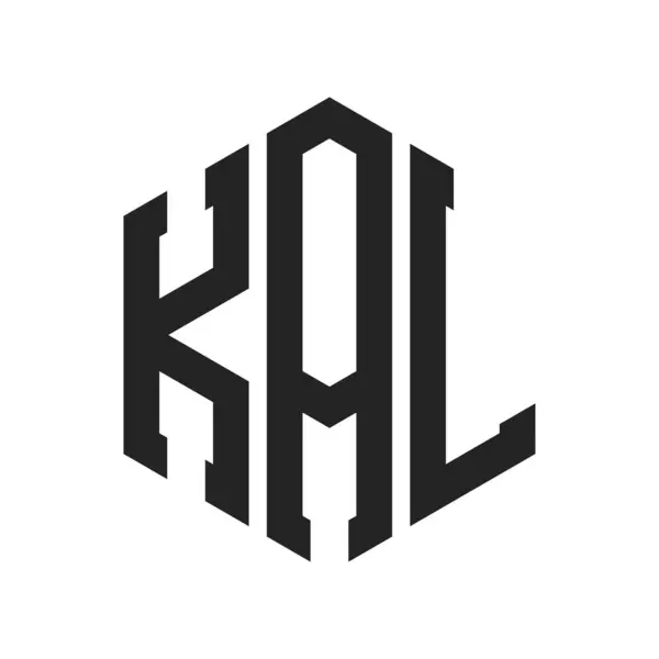 stock vector KAL Logo Design. Initial Letter KAL Monogram Logo using Hexagon shape