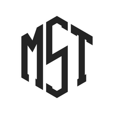 MST Logo Tasarımı. Altıgen şekil kullanan ilk Harf MST Monogram Logosu