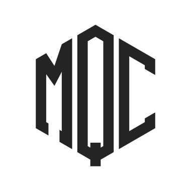 MQC Logo Tasarımı. Altıgen şekilli ilk Harf MQC Monogram Logosu