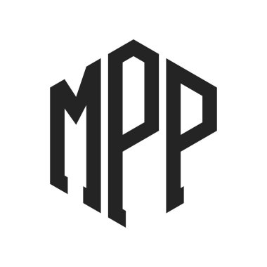 MPP Logo Tasarımı. Altıgen şekil kullanan ilk Harf MPP Monogram Logosu